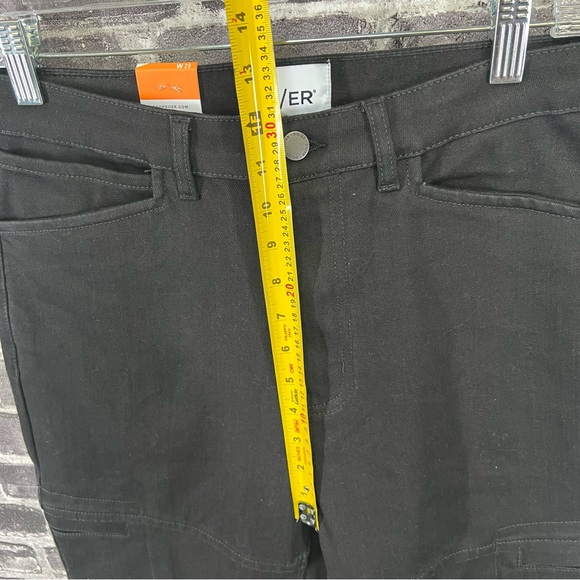 NWT Duer All-Weather Denim High Rise Barrel Pant - Black - Picture 14 of 16